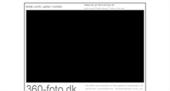 Desktop Screenshot of 360-foto.dk
